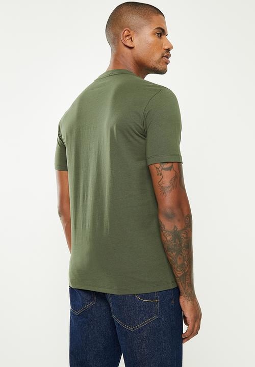 Replay - Essential logo tee - olive