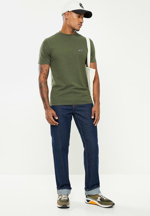 Replay - Essential logo tee - olive