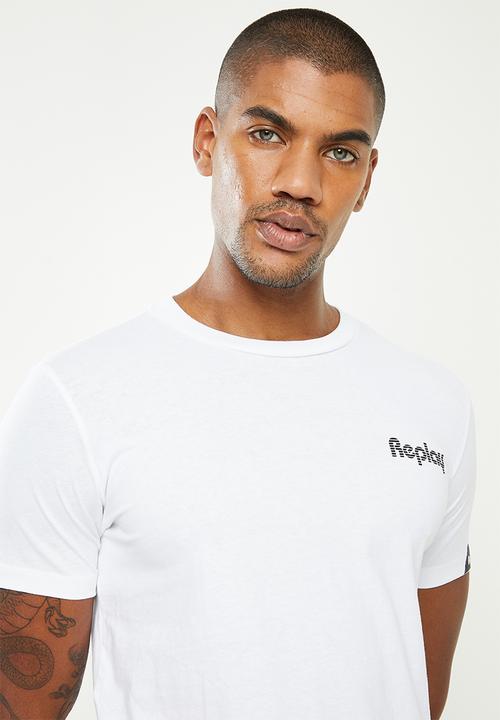 Replay - Essential crew neck tee - white