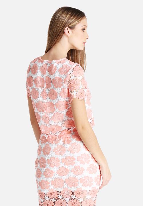 Glamorous - Floral Lace Top