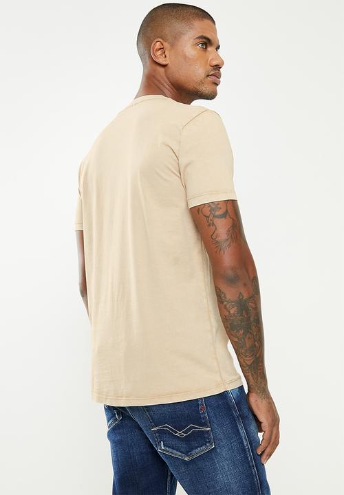 Replay - Mono logo replay tee - hazelnut