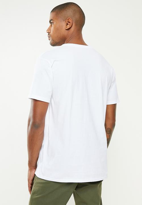 DC - Dc star fill short sleeve - white