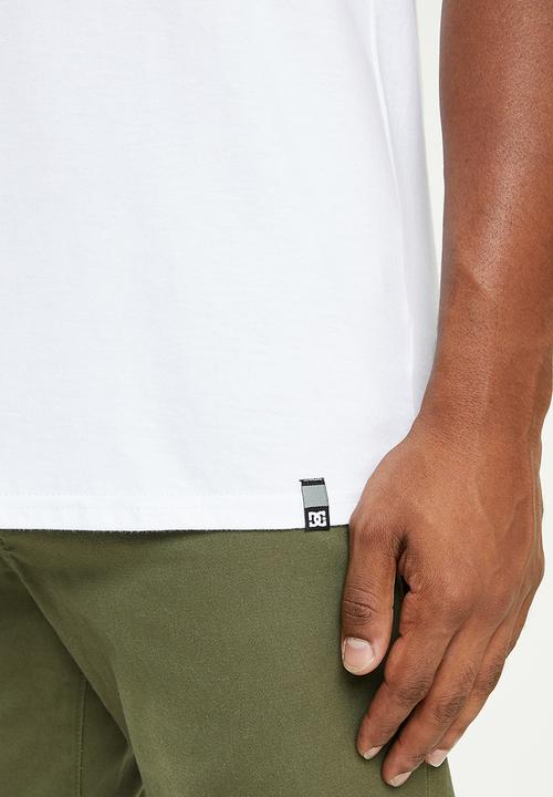 DC - Dc star fill short sleeve - white