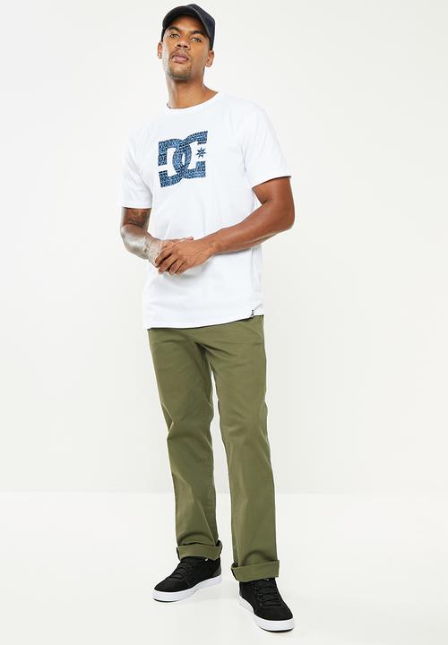 DC - Dc star fill short sleeve - white