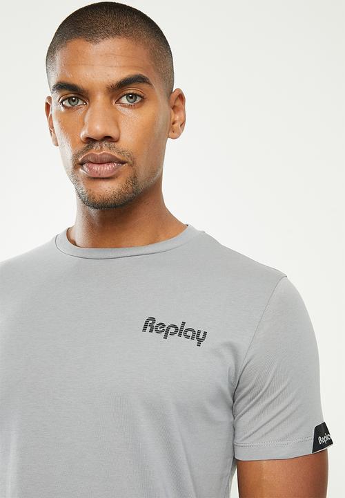 Replay - Essential crew neck tee - grey