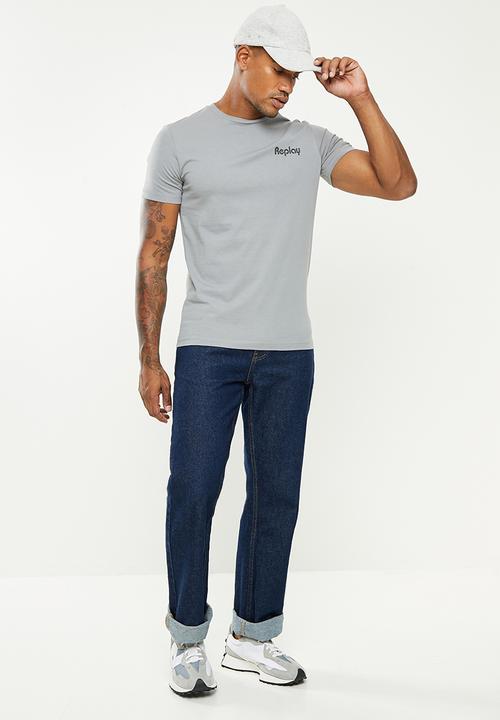 Replay - Essential crew neck tee - grey