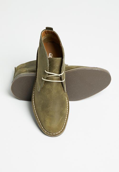 Grasshoppers - Sunday sandiego leather - olive