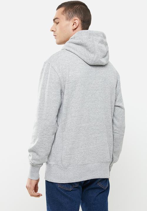 Superdry. - Superdry code logo che hood - grey 