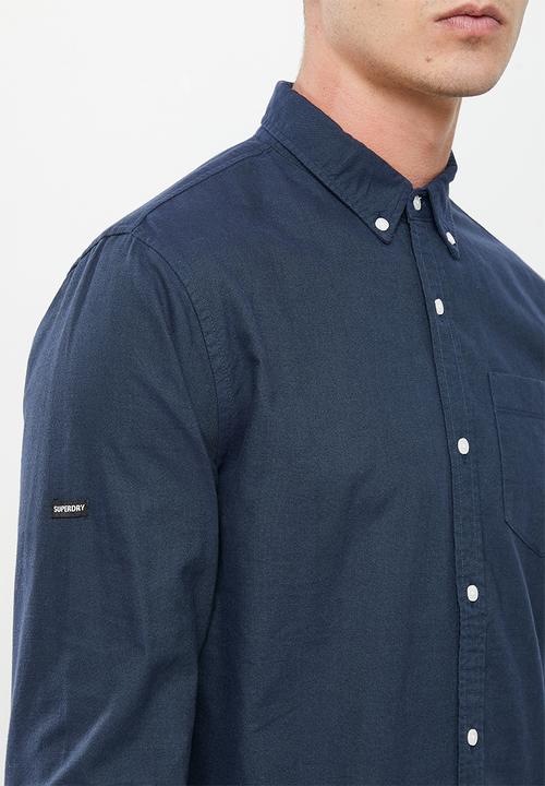 Superdry. - Studios uni oxford shirt - navy