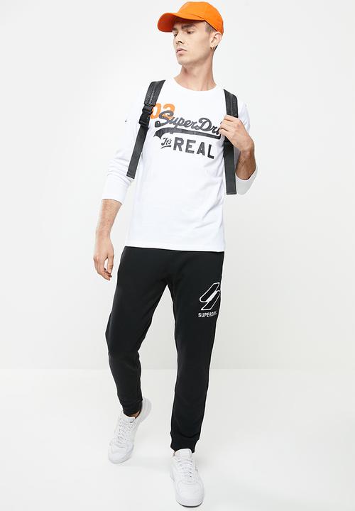 Superdry. - Vl ac long sleeve top - white