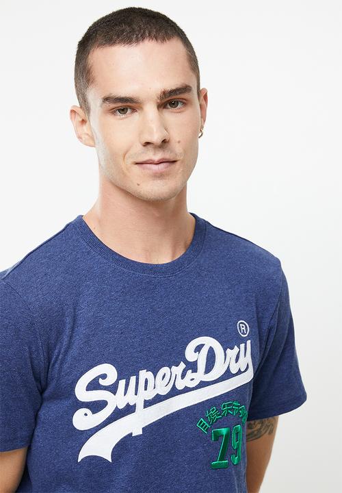 Superdry. - Vl source tee - blue