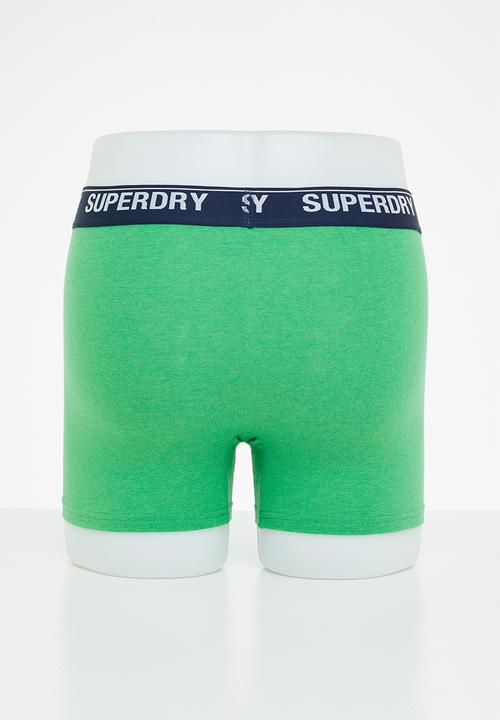 Superdry. - Boxer multi triple pack - green 