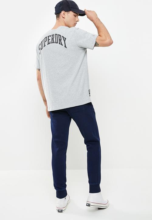 Superdry. - Varsity arch tee - grey 