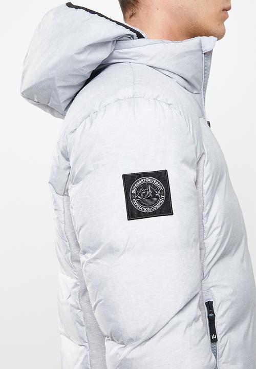Superdry. - Expedition down windbreaker - ice marl