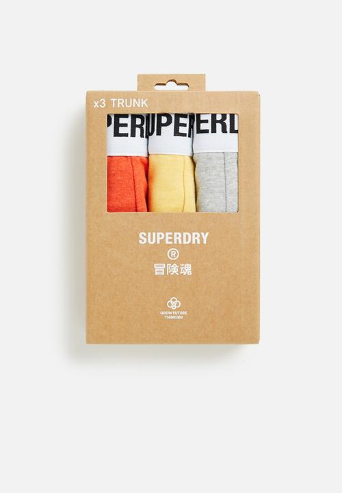 Superdry. - Trunk multi triple pack - multi 