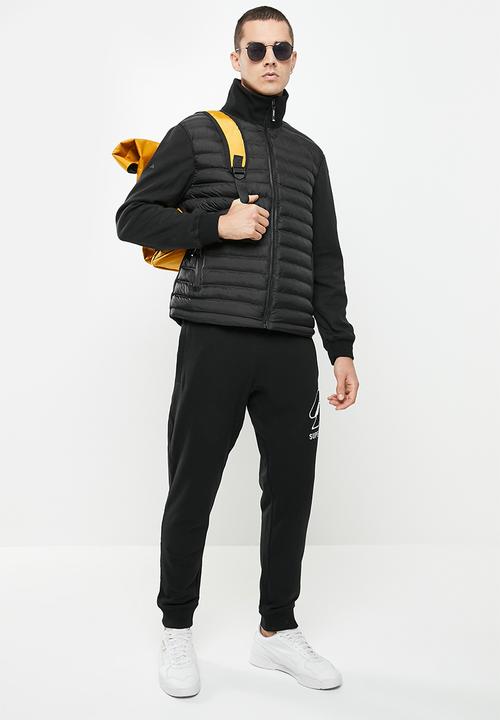 Superdry. - Mountain hybrid bomber - black