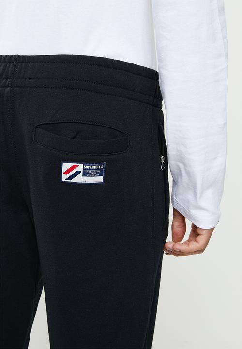 Superdry. - Superdry code logo che jogger - black
