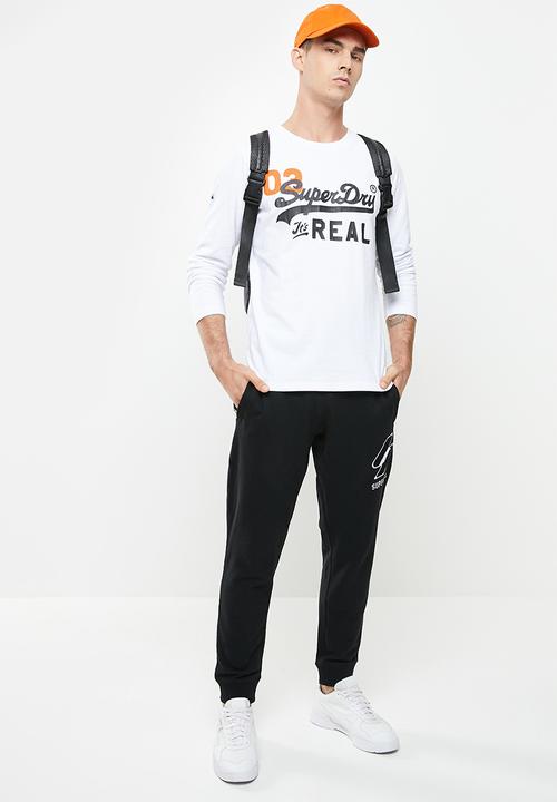 Superdry. - Superdry code logo che jogger - black