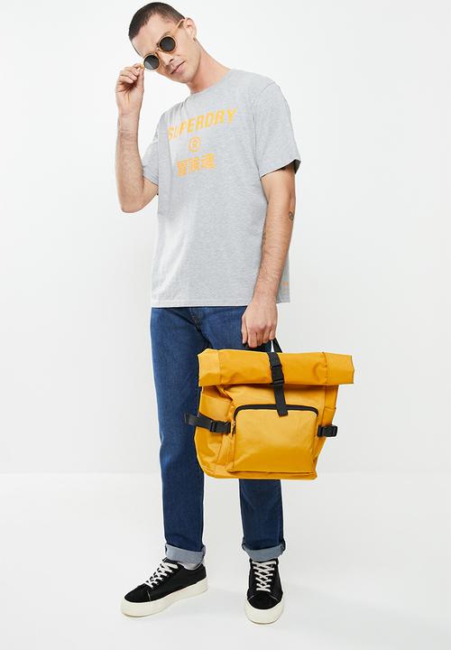 Superdry. - Corporate logo tee - grey 