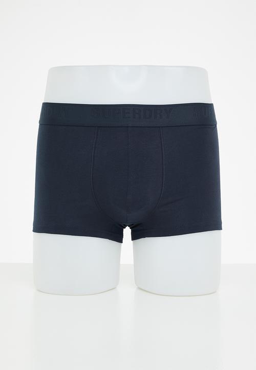 Superdry. - Trunk multi triple pack -  navy