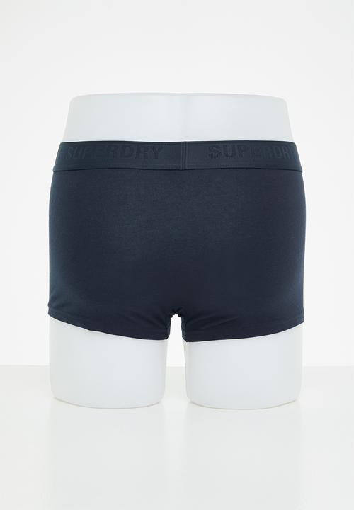 Superdry. - Trunk multi triple pack -  navy