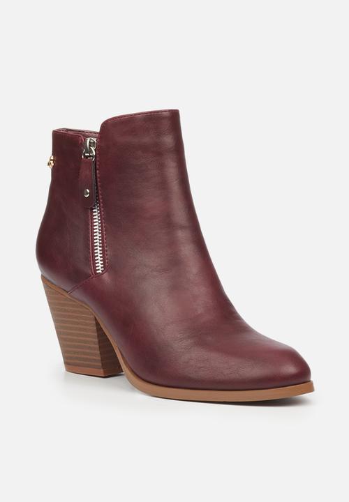 Butterfly Feet - Sandi 1 ankle boot - burgundy