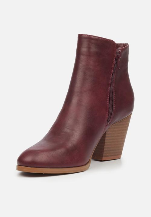 Butterfly Feet - Sandi 1 ankle boot - burgundy