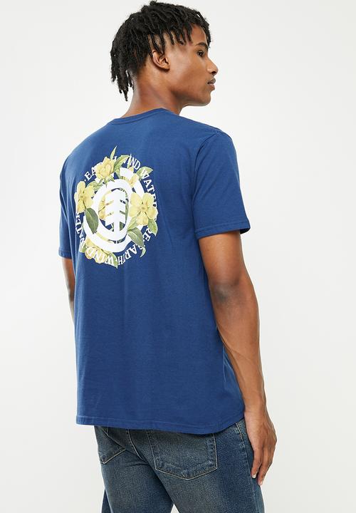 Element - Floral seal bp short sleeve - eclipse navy