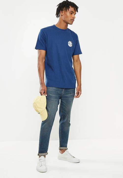 Element - Floral seal bp short sleeve - eclipse navy