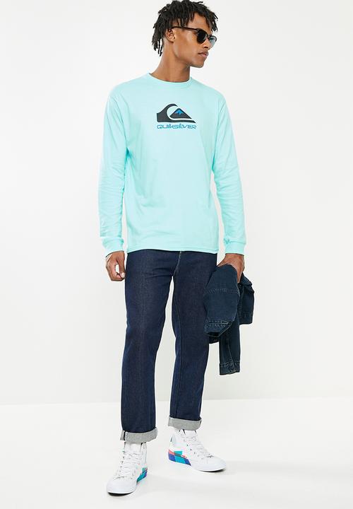 Quiksilver - Omni logo long sleeve - angel blue