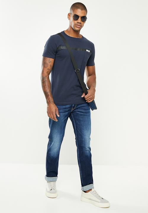 Replay - Slim fit denim jeans - mid blue washed