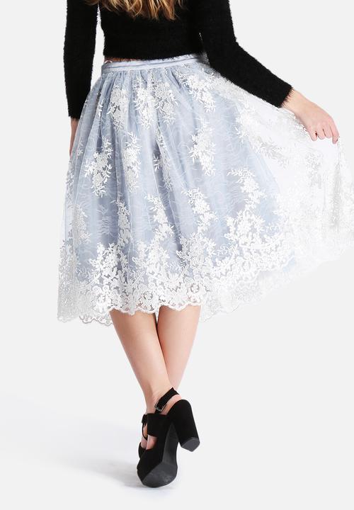 Glamorous - Lace Overlay Skirt