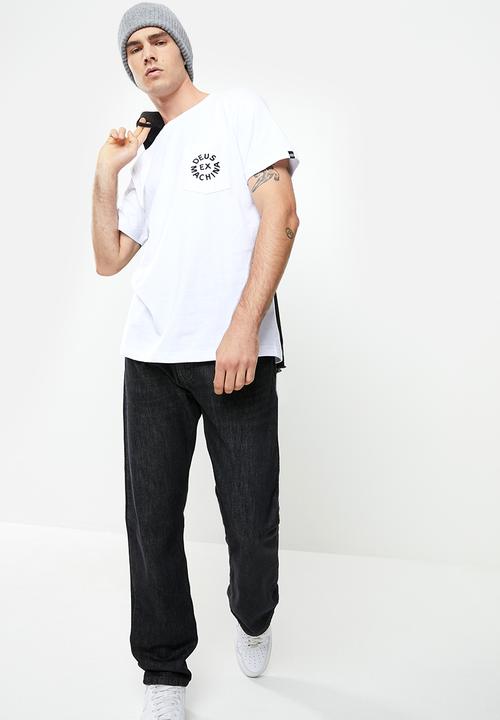 Deus Ex Machina - Deus logo tee - white