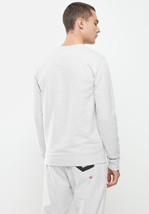 S.P.C.C - Hyder regular fit crew neck sweat - ice melange