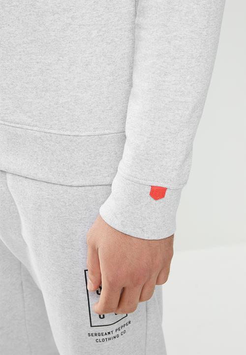 S.P.C.C - Hyder regular fit crew neck sweat - ice melange