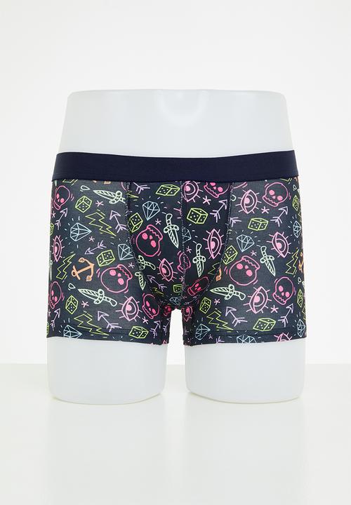 Trendyol - Skulls printed 3 pack boxers - multi