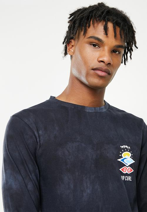 Rip Curl - Search logo long sleeve tee - navy