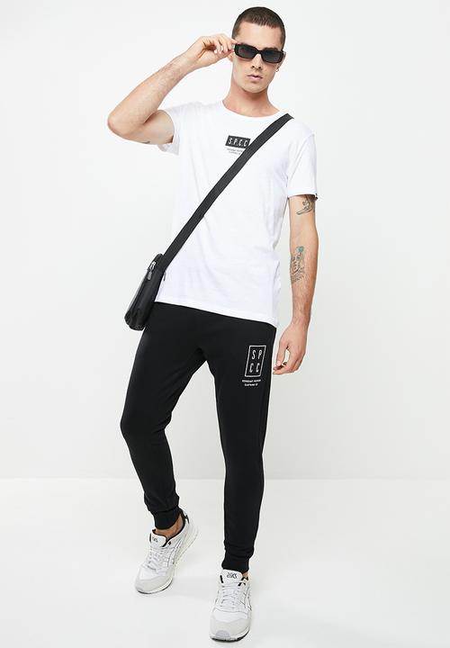 S.P.C.C - Parris regular fit straight hem tee - optical white