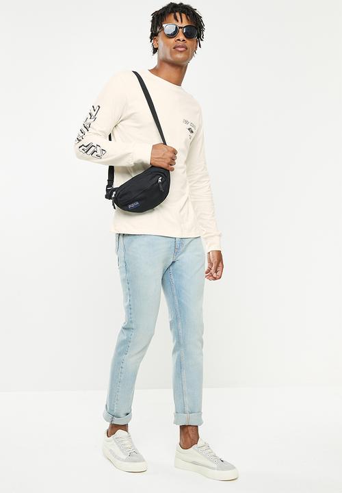 Rip Curl - Fade out icon long sleeve tee - bone