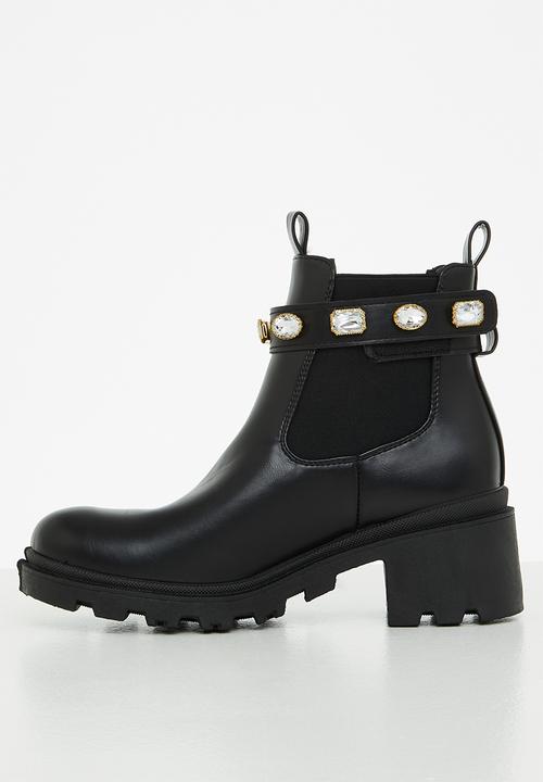 Madison® - Shante chunky chelsea boot - black