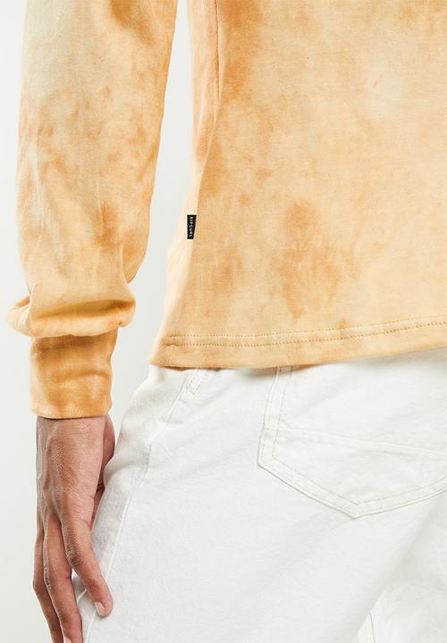 Rip Curl - Search logo long sleeve tee - camel spectra
