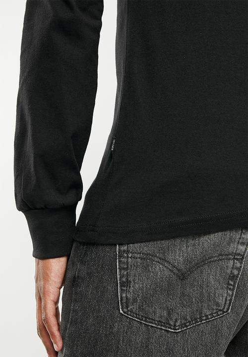 Rip Curl - Fade out icon long sleeve tee - washed black