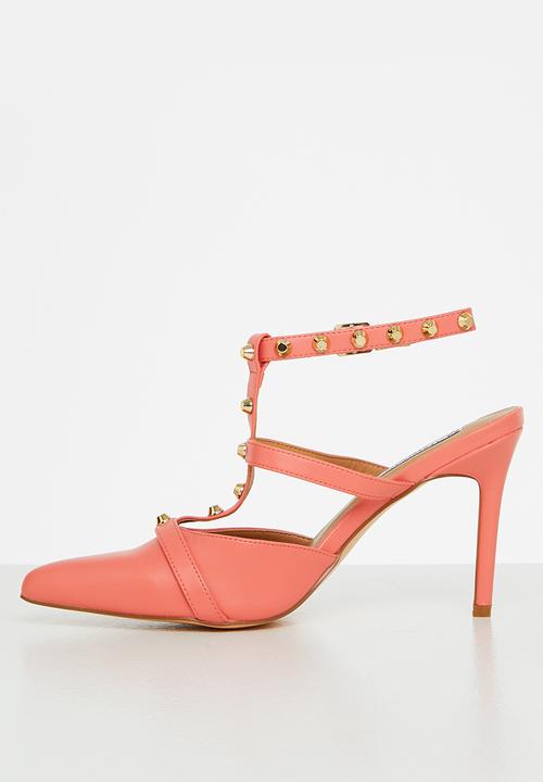 Madison® - Lolly pointed studded heel - coral