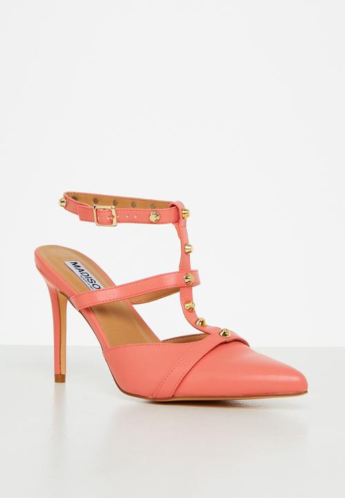 Madison® - Lolly pointed studded heel - coral