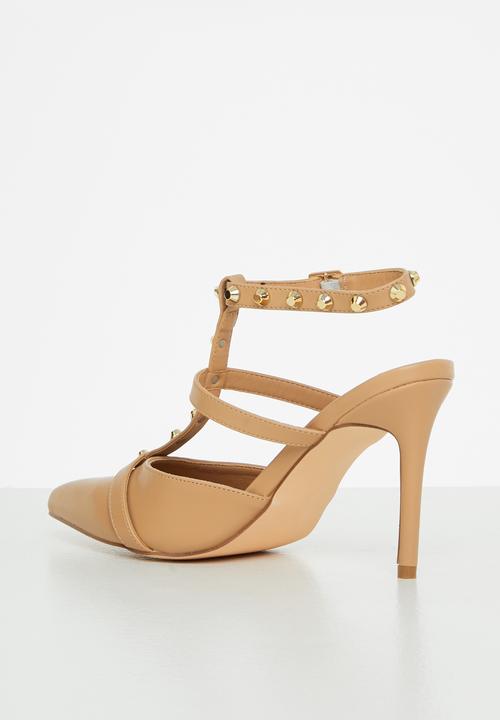 Madison® - Lolly pointed studded heel - dark neutral