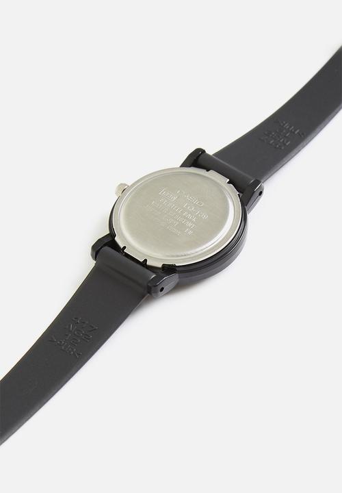 Casio - Analog blk rect num dial - black