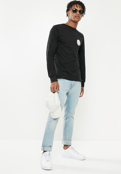 Rip Curl - Wettie logo long sleeve tee - black