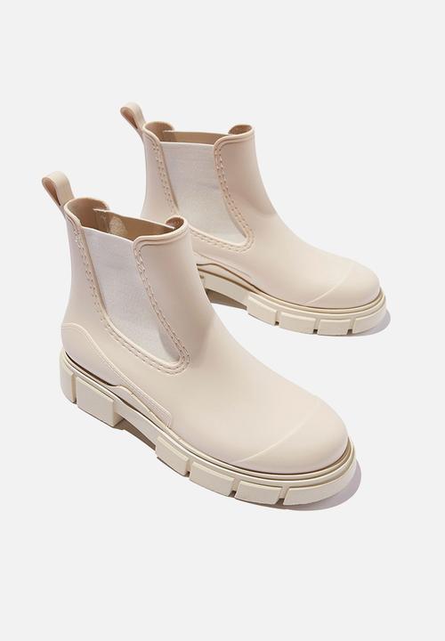 Cotton On - Storm rain boot - ecru
