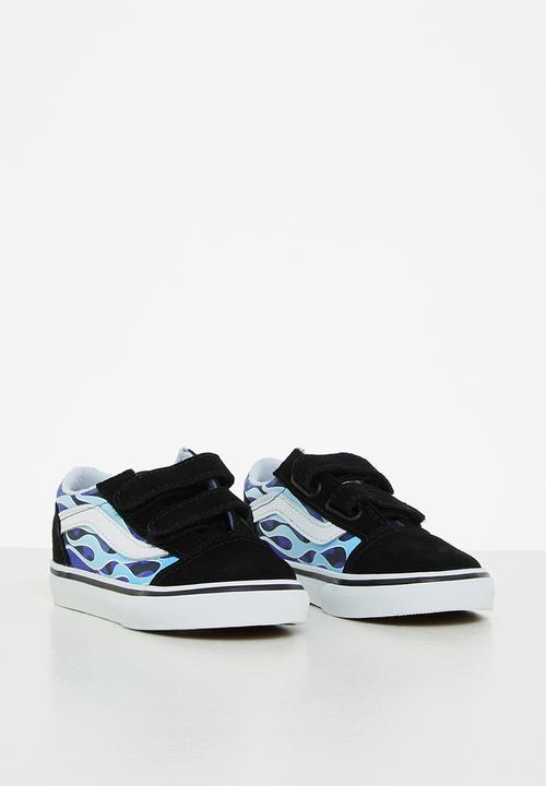Vans - Td old skool v - (camo flame) blue/ice camo