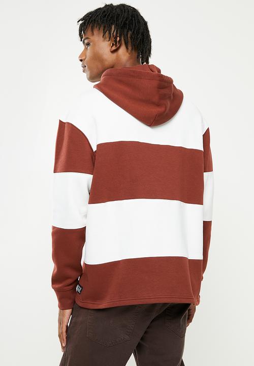 Levi’s® - Fillmore rugby hoodie - fired brick
